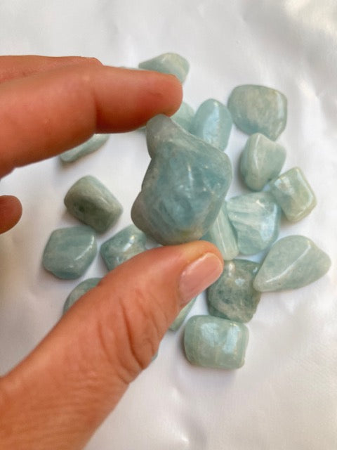 Rodado de Aguamarina calidad extra