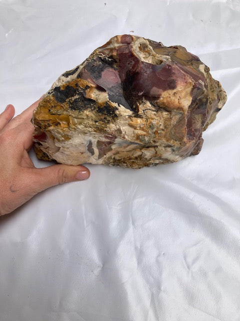 Jaspe Mokaíta bruto pieza gigante 3K