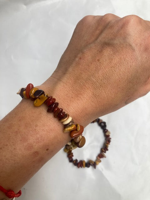 Pulsera chip de Jaspe Mokaíta