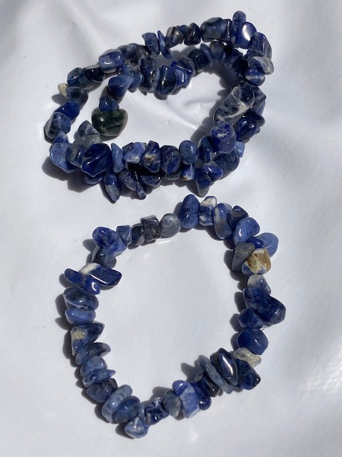 Pulsera chip de sodalita
