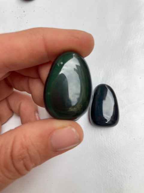 Colgante perita obsidiana arcoíris