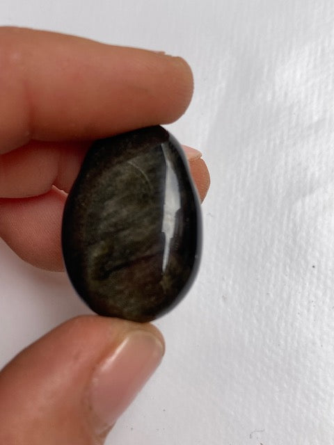 Colgante perita obsidiana arcoíris