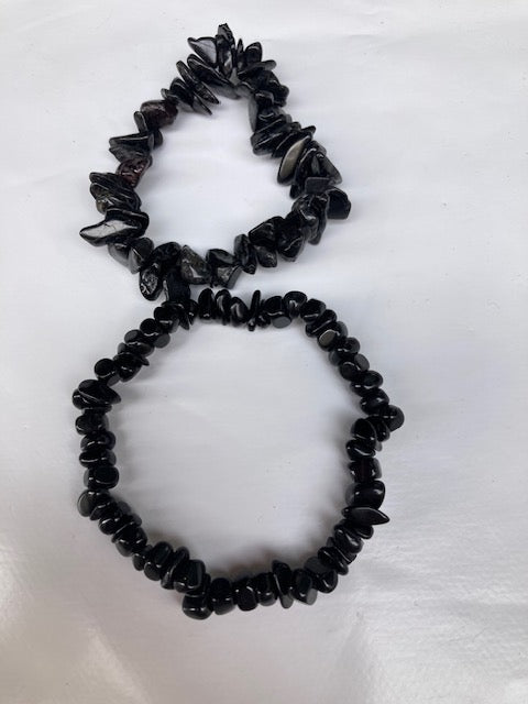 Pulsera chip obsidiana