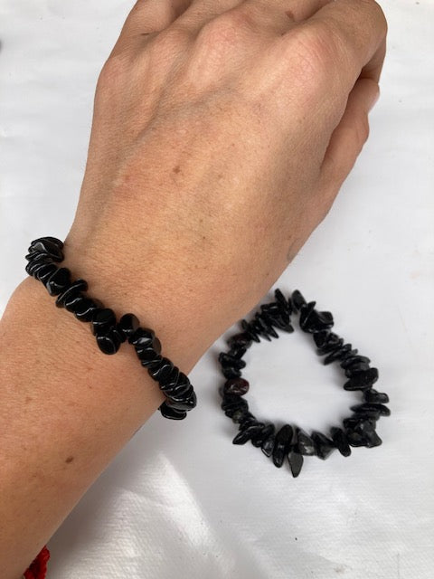 Pulsera chip obsidiana