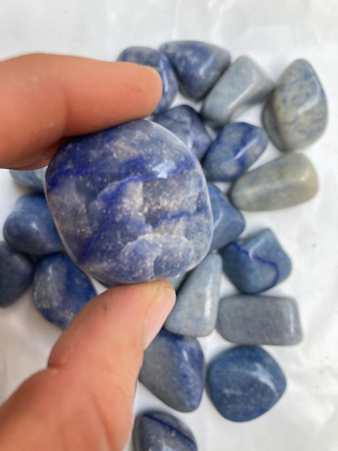 Rodado de cuarzo azul