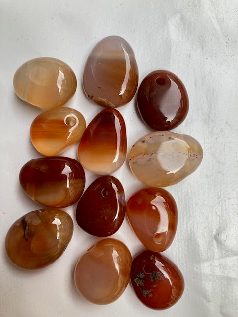 Colgante perita cornalina