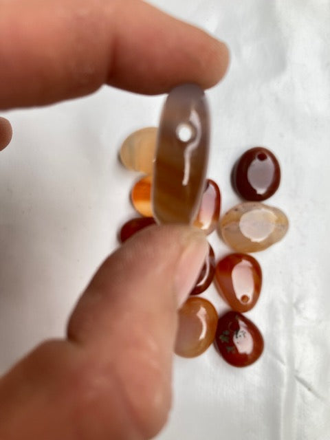 Colgante perita cornalina