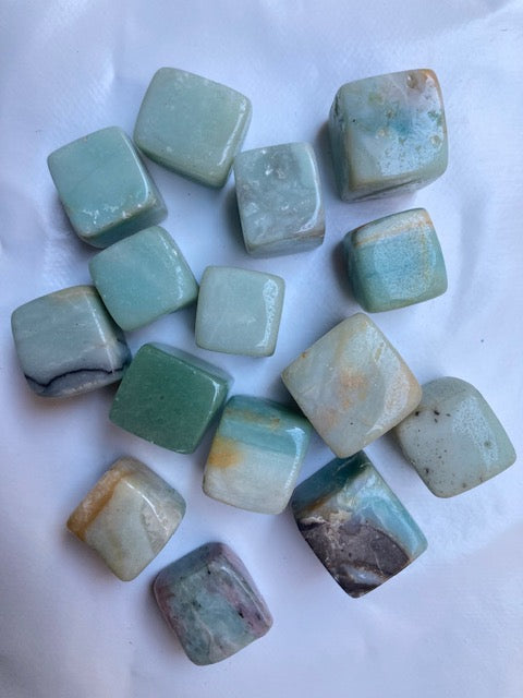 Cubo de Calcita "Blue Caribbean"
