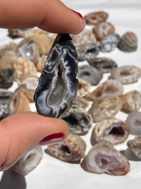 Geodiños de ágata natural Vega Luna Dream Vega Luna Dream FORMAS PULIDAS