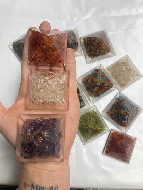 Pirámide de Orgonita 5X5 cm Vega Luna Dream Vega Luna Dream ORGONITA