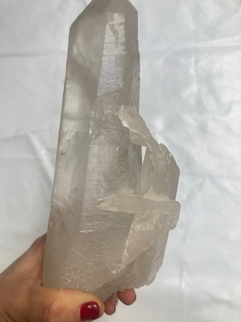 Punta de Cuarzo Lemuriano Calidad A Gigante