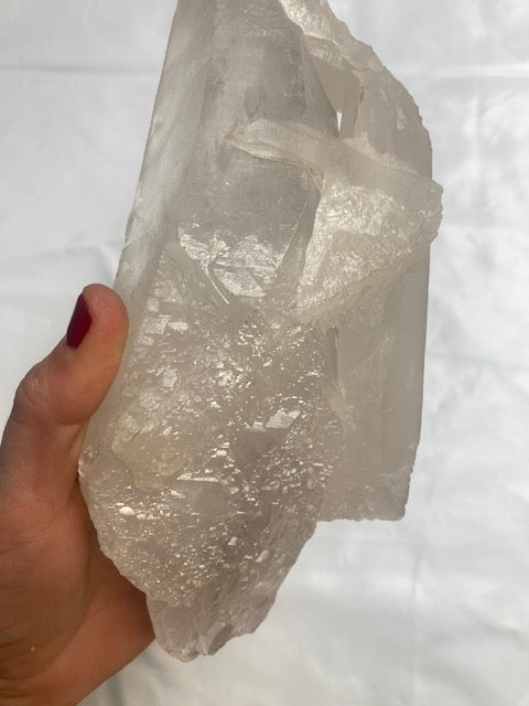 Punta de Cuarzo Lemuriano Calidad A Gigante