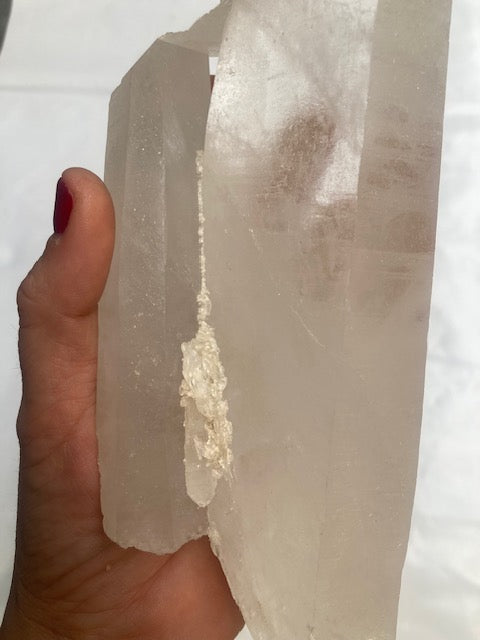 Punta de Cuarzo Lemuriano Calidad A Gigante