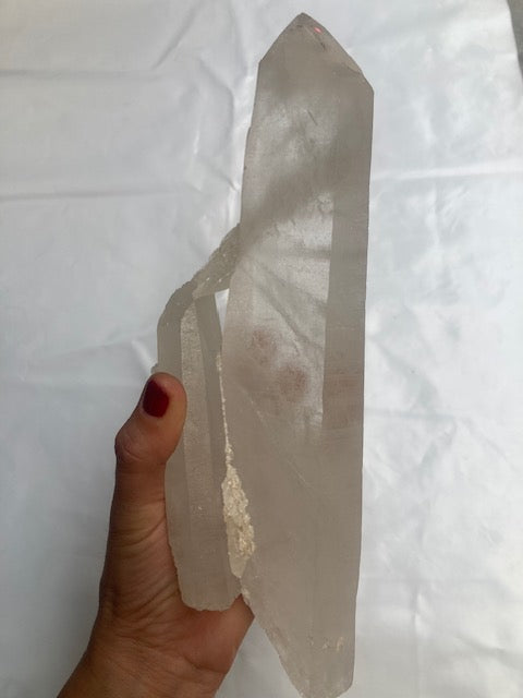 Punta de Cuarzo Lemuriano Calidad A Gigante