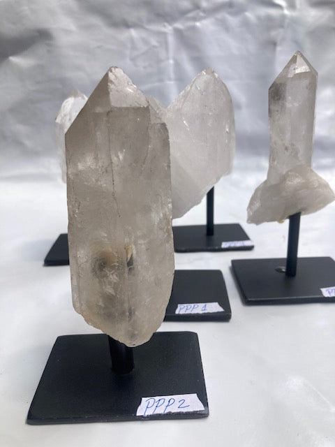 Puntas de Cuarzo Cristal en peana calidad extra Vega Luna Dream PPP2 Vega Luna Dream PUNTA DE CUARZO