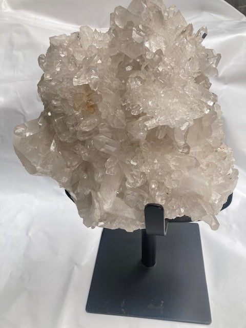 Drusa de Cuarzo cristal con Peana 4k
