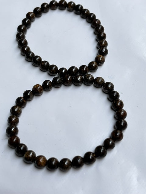 Pulsera bolita de broncita 6mm