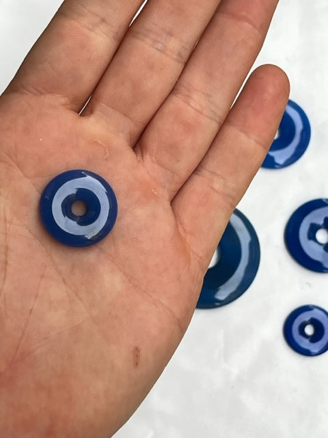 Colgante Donuts ágata teñida