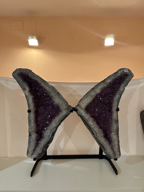 Alas de Mariposa de amatista