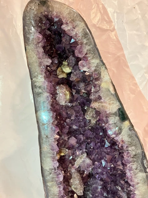 Geoda de amatista con calcita 40k