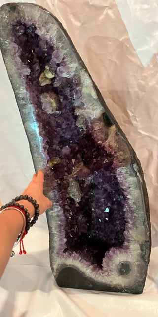 Geoda de amatista con calcita 40k