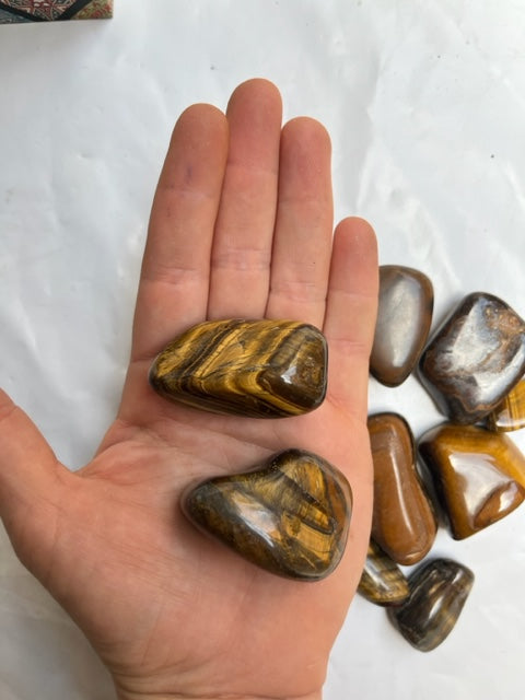 Rodado de ojo de tigre 5 cm