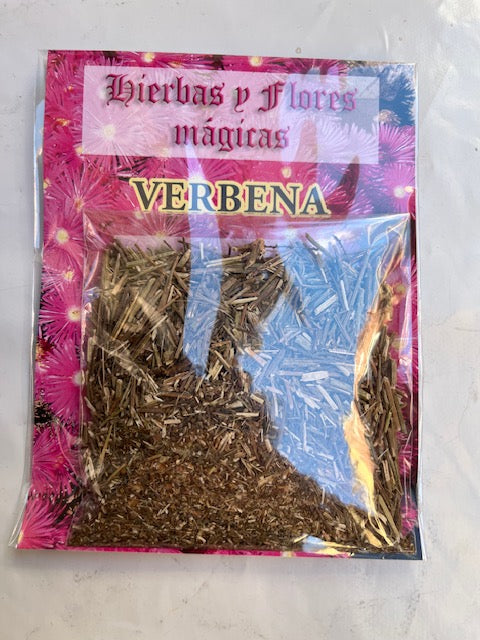 Verbena (disipa energías negativas en sitios concurridos)