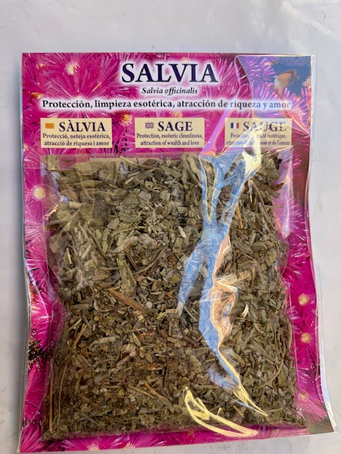Salvia cortada (purificación y limpieza)