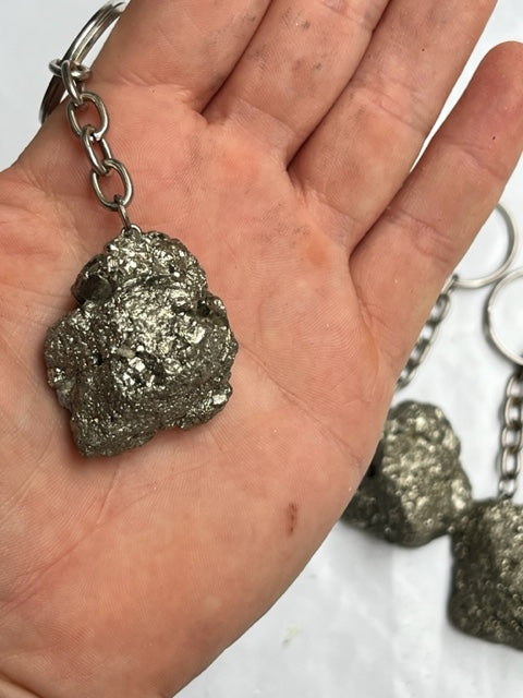 Llavero de Pirita chispa