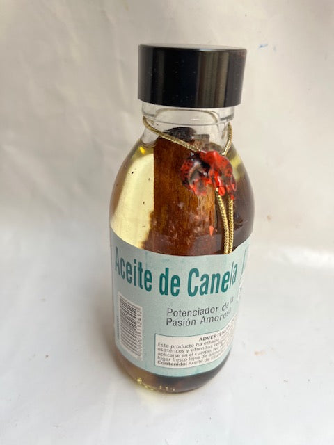 Aceite de Canela (pasión amorosa y dinero)