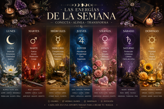 Los días de la semana en la magia y la brujería: correspondencias, energías y rituales