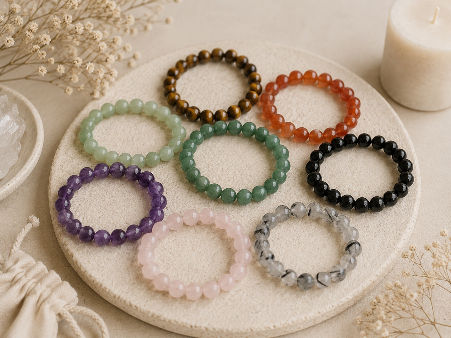 Pulseras de mineral