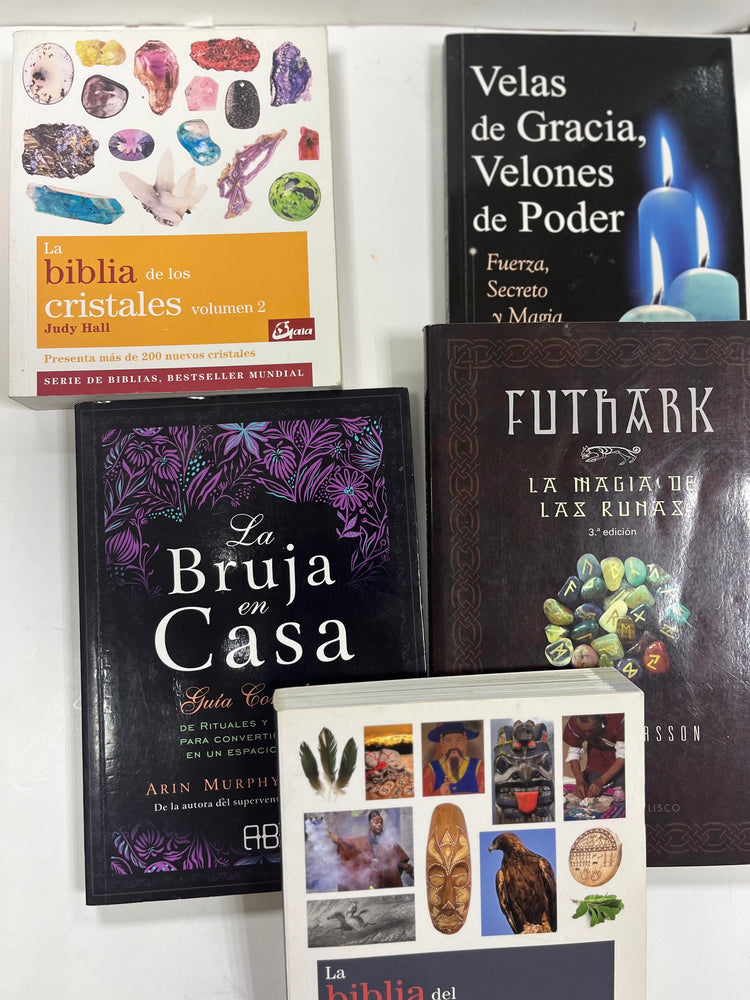 libros de minerales y esotéricos