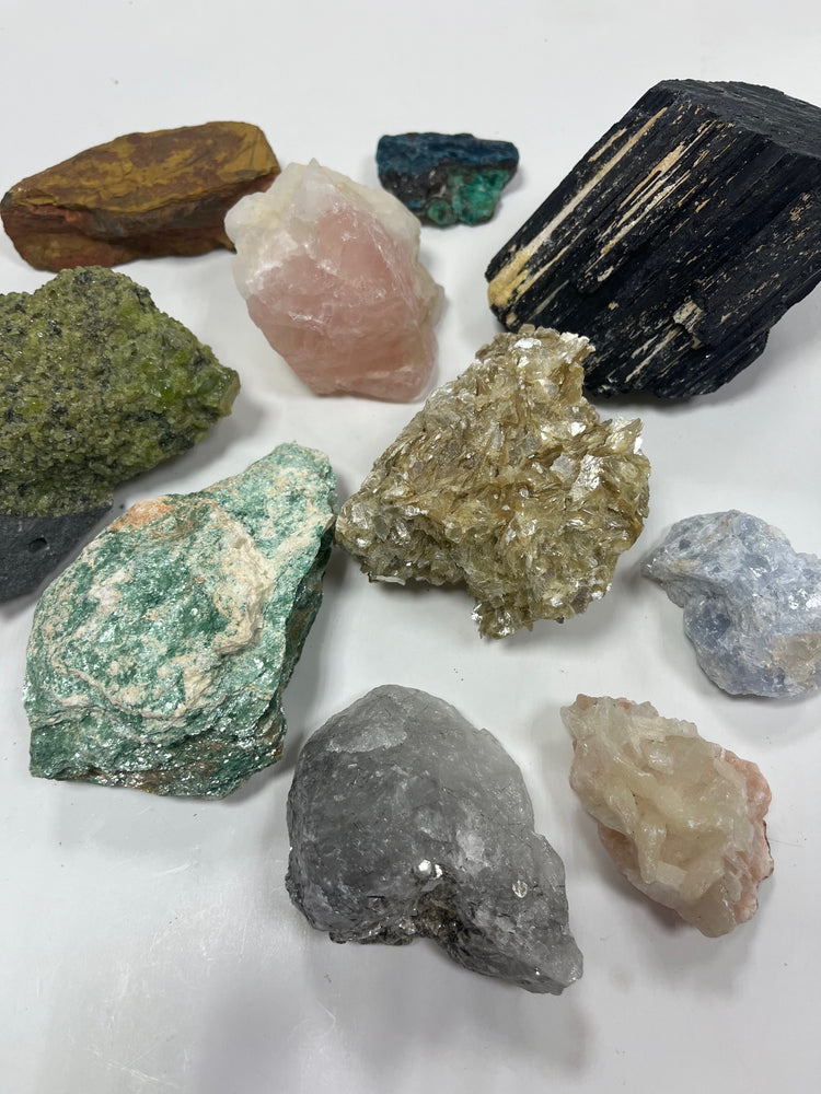 minerales en bruto