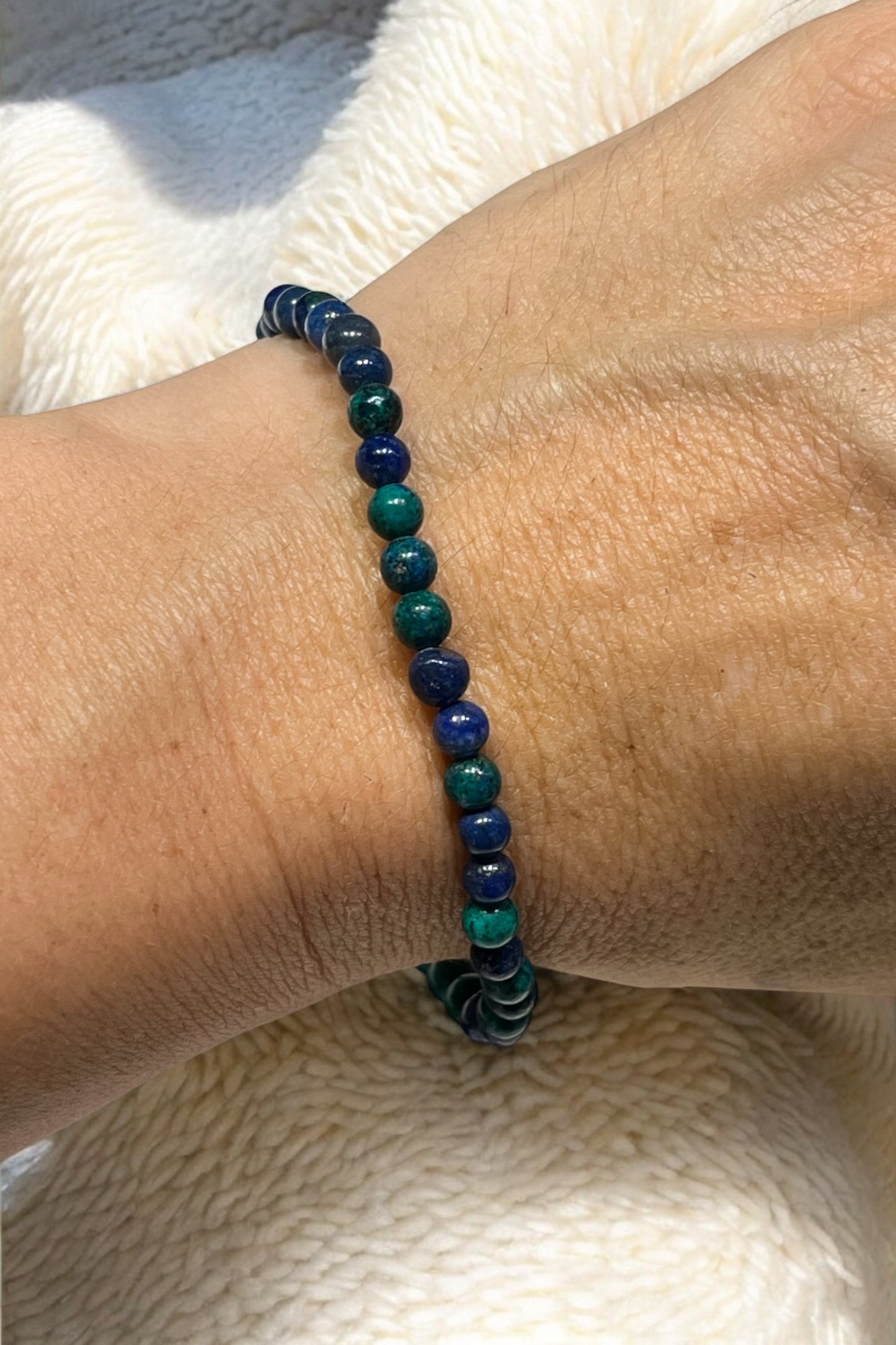 Pulsera de azurmalaquita