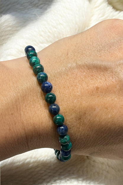 Pulsera de azurmalaquita