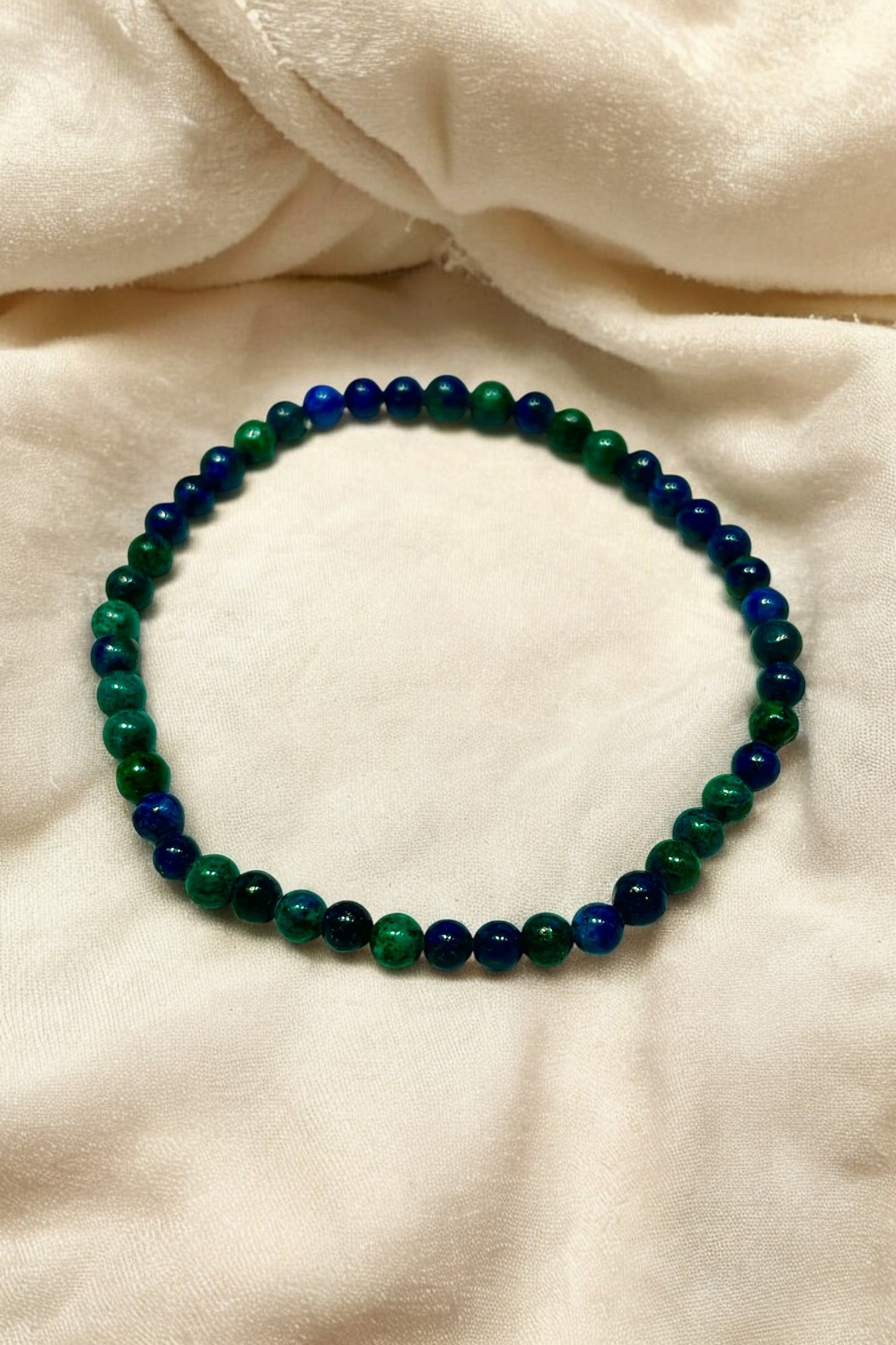 Pulsera de azurmalaquita