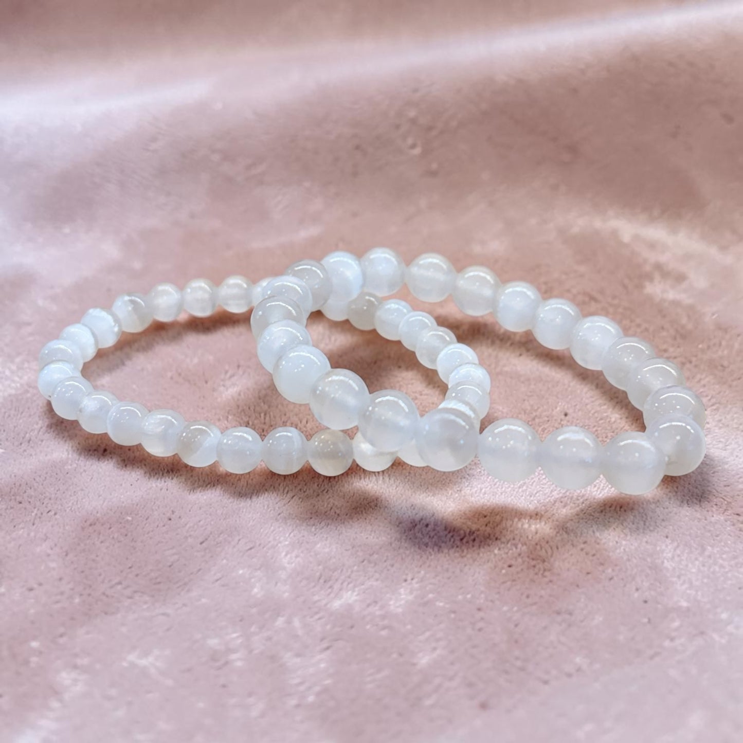 Pulsera bolita  de Selenita