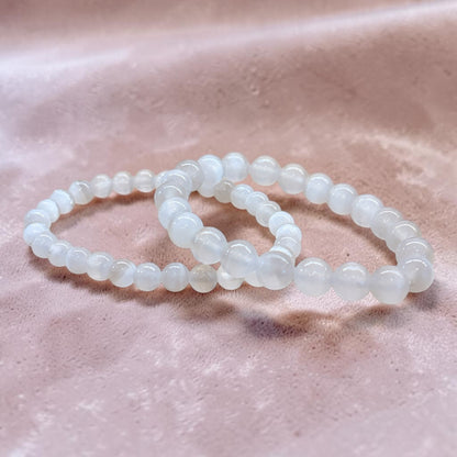 Pulsera bolita  de Selenita
