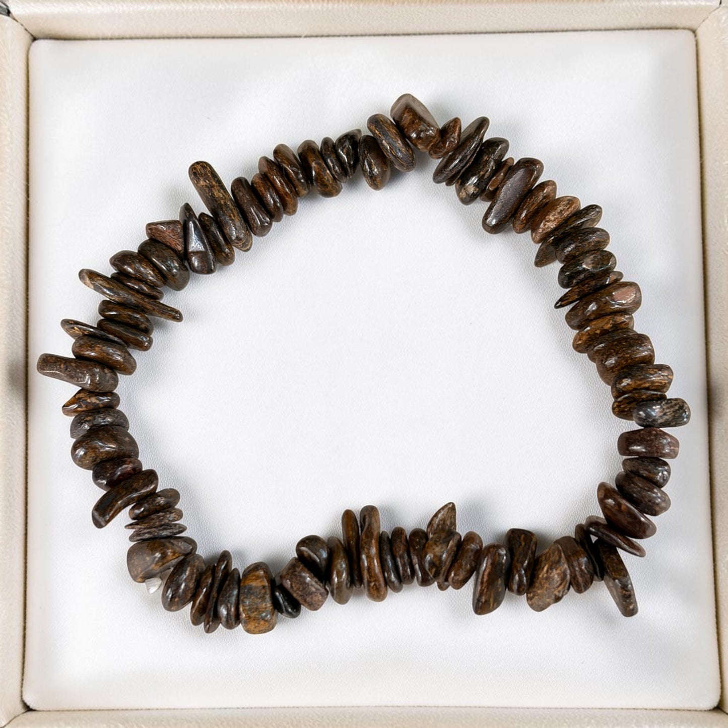 Pulsera chip de broncita