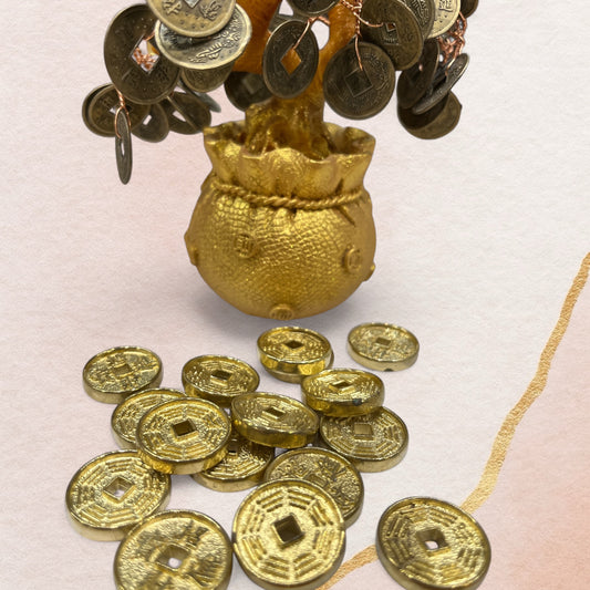 Monedas chinas abundancia