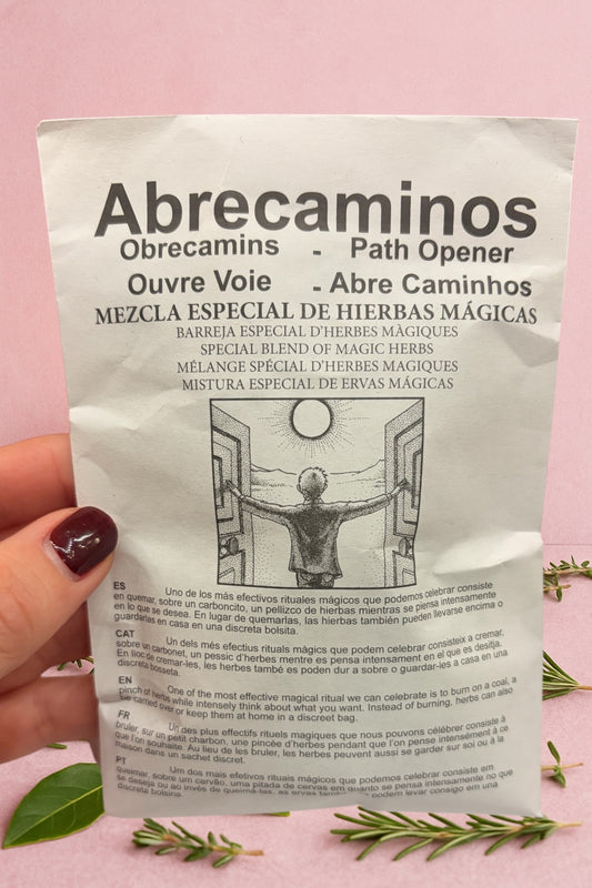Hierbas esotéricas ritualizadas ABRECAMINOS
