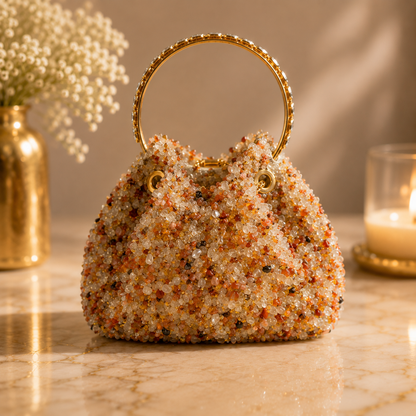 Bolso de fiesta de cornalina