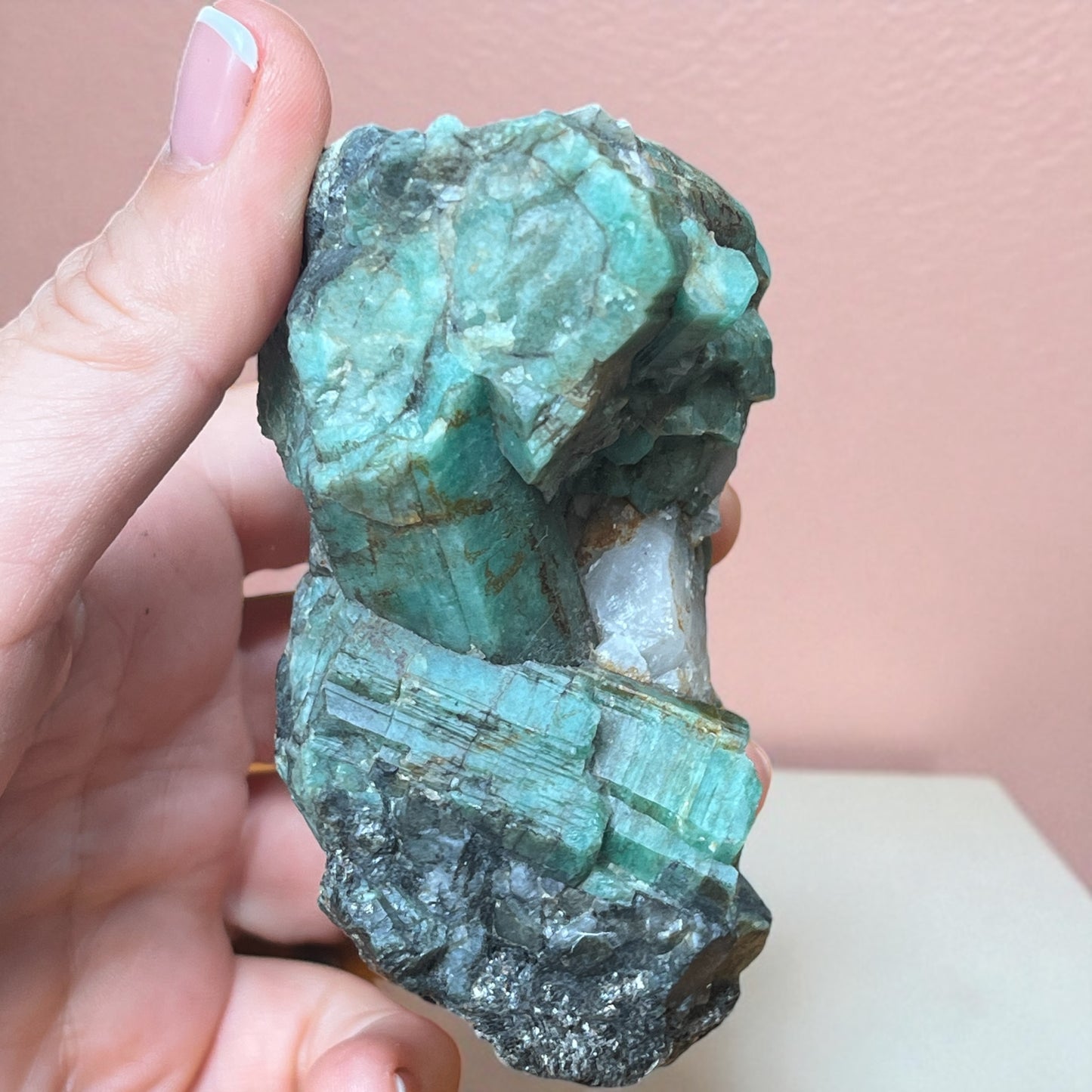 Esmeralda en bruto colección privada