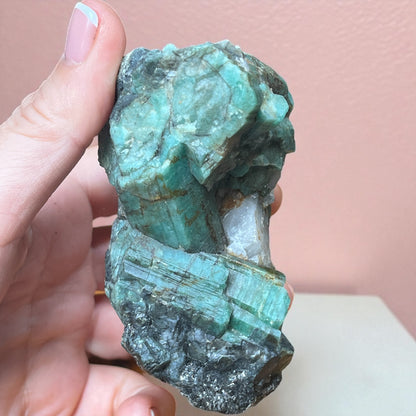 Esmeralda en bruto colección privada