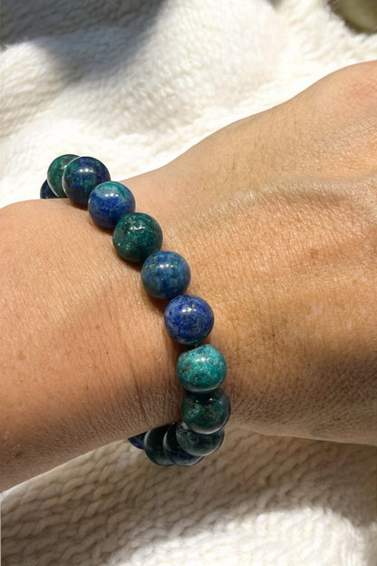 Pulsera de azurmalaquita