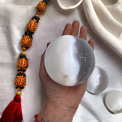 Esfera de Selenita Vega Luna Dream GRANDE 11-12 cm Vega Luna Dream FORMAS PULIDAS