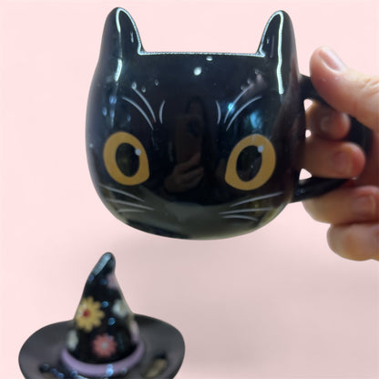 Taza gato bruja