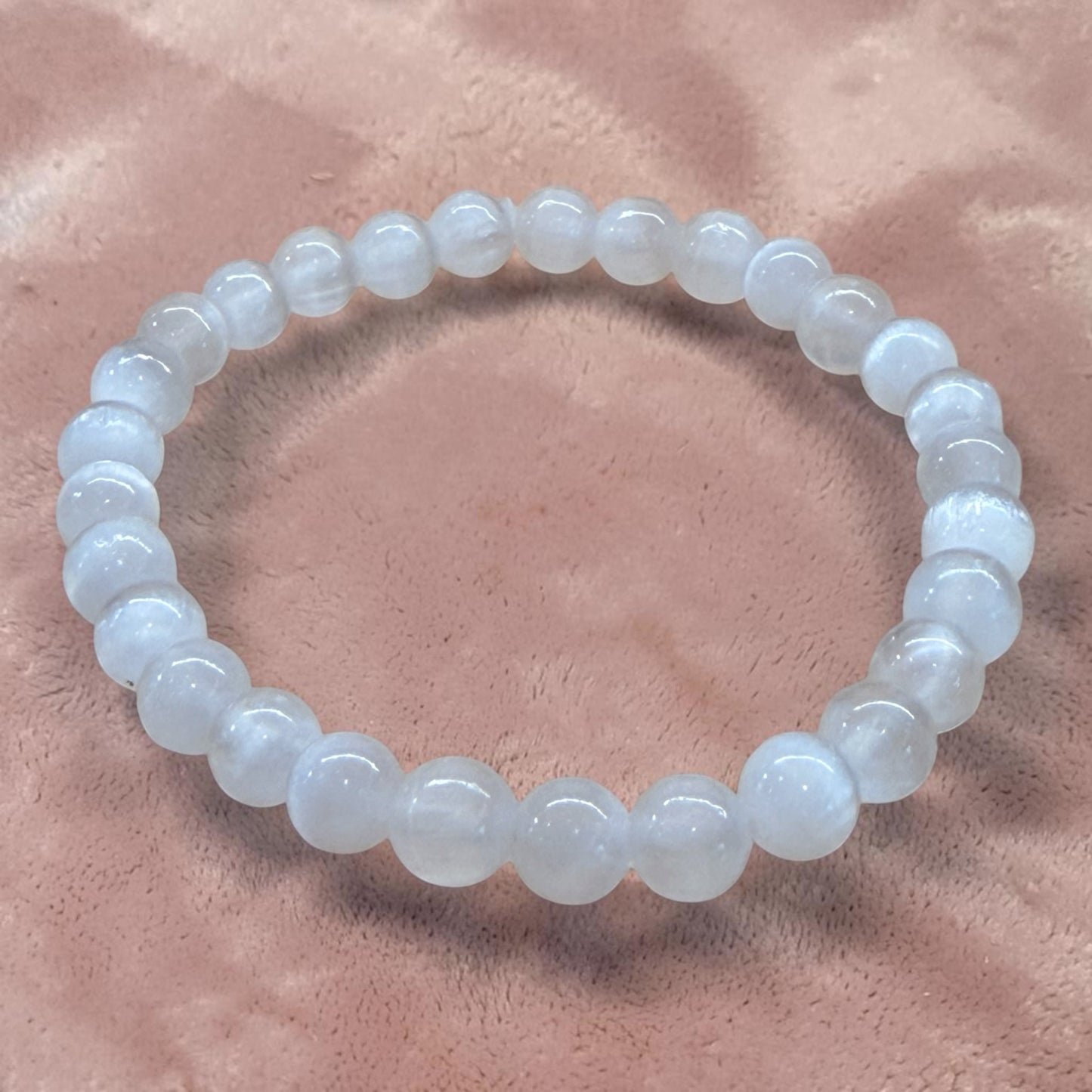 Pulsera bolita  de Selenita