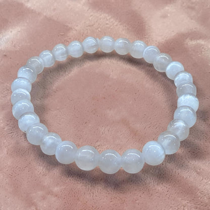 Pulsera bolita  de Selenita